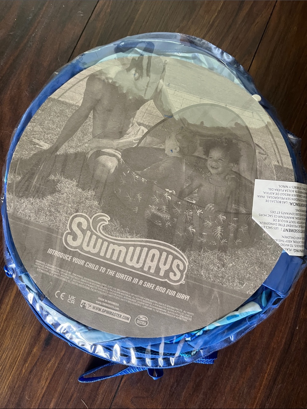NWT swimways Blue Kids Pop-Up Sun Shade pool